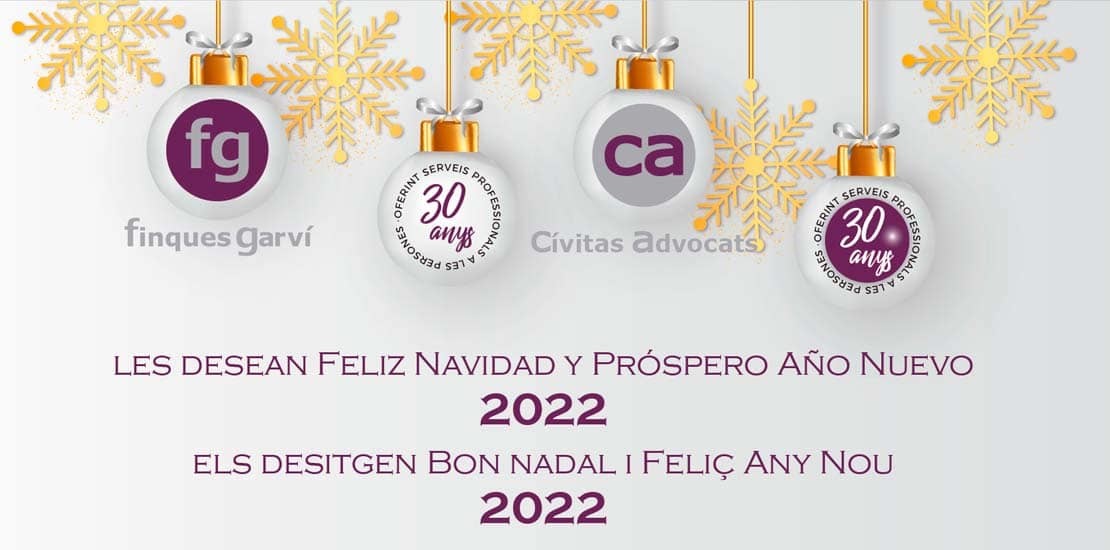 Finques Garv le desea una Feliz Navidad